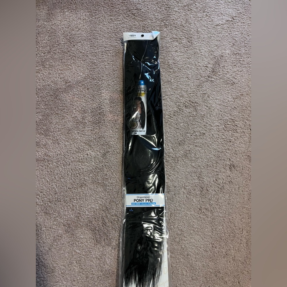 Organique Pony Pro WrapAround Ponytail - Natural Yaky. 32” 1B